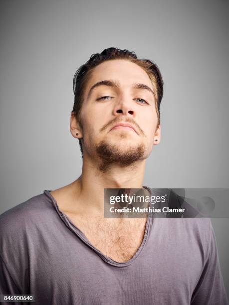 Actor Dylan Sprayberry from 'Teen Wolf' is photographed for Entertainment Weekly Magazine on July 21, 2016 at Comic Con in the Hard Rock Hotel in San...