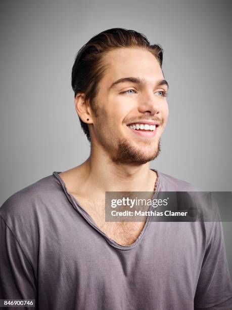 Actor Dylan Sprayberry from 'Teen Wolf' is photographed for Entertainment Weekly Magazine on July 21, 2016 at Comic Con in the Hard Rock Hotel in San...