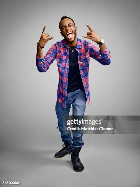 Actor Khylin Rhambo from 'Teen Wolf' is photographed for Entertainment Weekly Magazine on July 21, 2016 at Comic Con in the Hard Rock Hotel in San...
