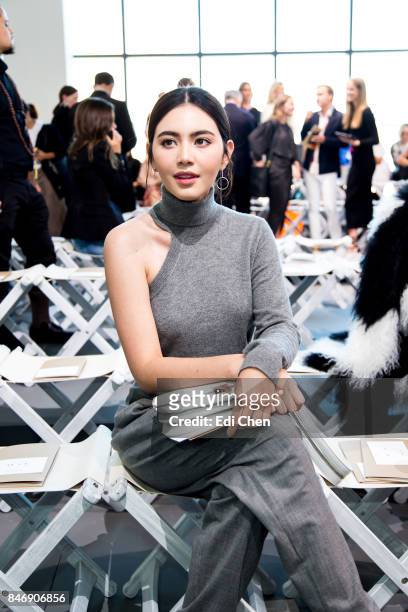Davika Hoorne attends the Michael Kors runway show during New York Fashion Week at Spring Studios on September 13, 2017 in New York City.