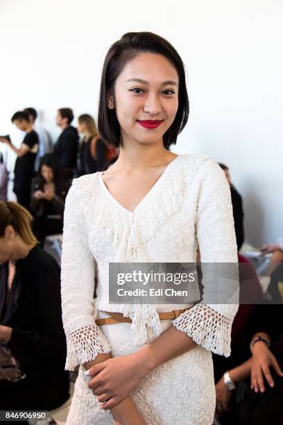 Anny Fan attends the Michael Kors runway show during New York Fashion Week at Spring Studios on September 13, 2017 in New York City.