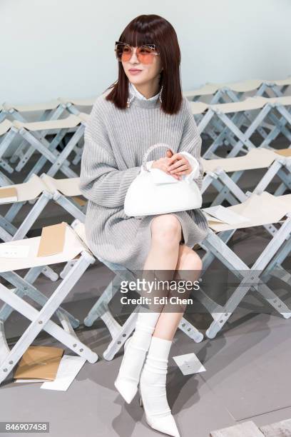Fil Xiaobai attends the Michael Kors runway show during New York Fashion Week at Spring Studios on September 13, 2017 in New York City.