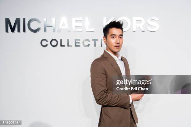 Mark Zhao attends the Michael Kors runway show during New York Fashion Week at Spring Studios on September 13, 2017 in New York City.