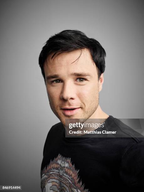 Actor Rupert Evans from 'The Man in the High Castle' is photographed for Entertainment Weekly Magazine on July 21, 2016 at Comic Con in the Hard Rock...