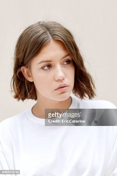 Actress Adele Exarchopoulos is photographed for Self Assignment on September 7, 2017 in Venice, Italy.