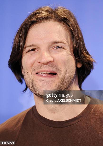 German actor Misel Maticevic poses for photographers during a photocall for the film "Effi Briest" by German director Hermine Huntgeburth and...