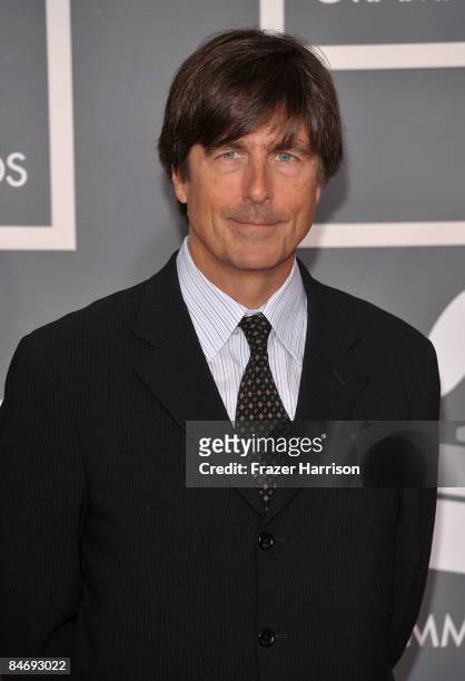 Composer Thomas Newman arrives at the 51st Annual Grammy Awards held at the Staples Center on February 8, 2009 in Los Angeles, California.