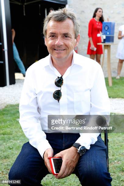 President of NextRadioTV and General Director of Altice Media, Alain Weil attends the 10th Angouleme French-Speaking Film Festival : Day Four on...
