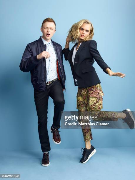 Actor Dane DeHaan and actress Cara Delevingne from 'Valerian and the City of a Thousand Planets' are photographed for Entertainment Weekly Magazine...