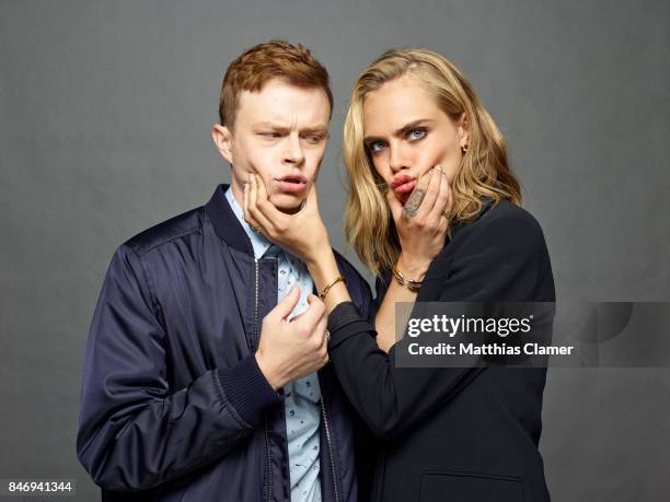 Actor Dane DeHaan and actress Cara Delevingne from 'Valerian and the City of a Thousand Planets' are photographed for Entertainment Weekly Magazine...