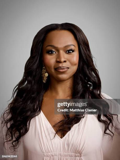 Actress Yetide Badaki from 'American Gods' is photographed for Entertainment Weekly Magazine on July 22, 2016 at Comic Con in the Hard Rock Hotel in...