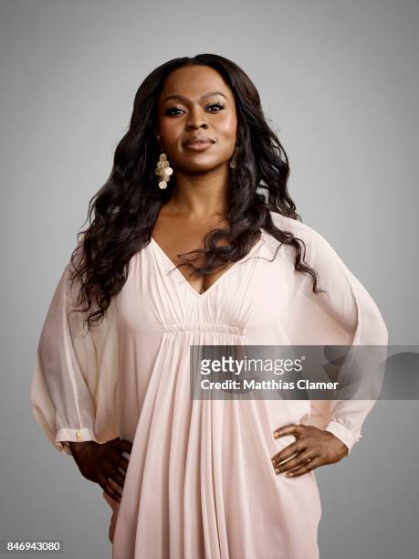 Actress Yetide Badaki from 'American Gods' is photographed for Entertainment Weekly Magazine on July 22, 2016 at Comic Con in the Hard Rock Hotel in...