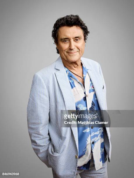 Actor Ian McShane from 'American Gods' is photographed for Entertainment Weekly Magazine on July 22, 2016 at Comic Con in the Hard Rock Hotel in San...