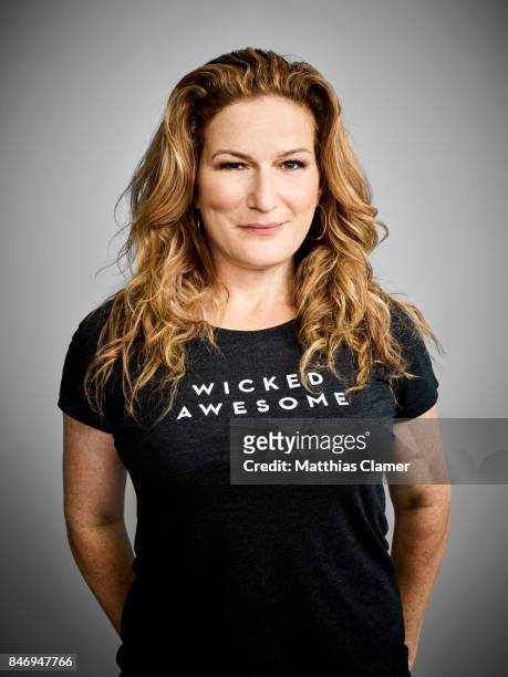 Actress Ana Gasteyer from 'People of Earth' is photographed for Entertainment Weekly Magazine on July 22, 2016 at Comic Con in the Hard Rock Hotel in...