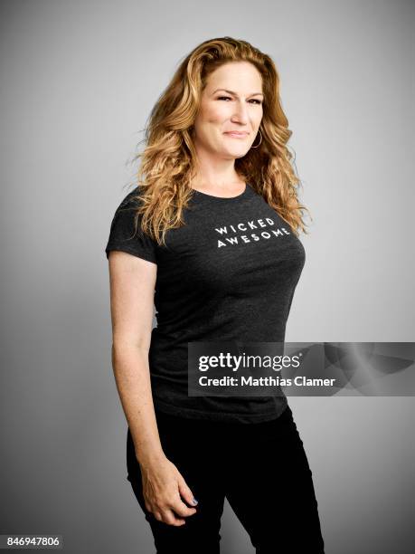 Actress Ana Gasteyer from 'People of Earth' is photographed for Entertainment Weekly Magazine on July 22, 2016 at Comic Con in the Hard Rock Hotel in...