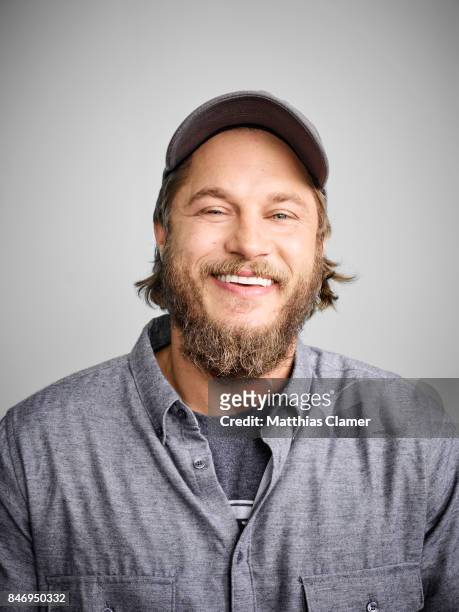 Actor Travis Fimmel from 'Vikings' is photographed for Entertainment Weekly Magazine on July 22, 2016 at Comic Con in the Hard Rock Hotel in San...