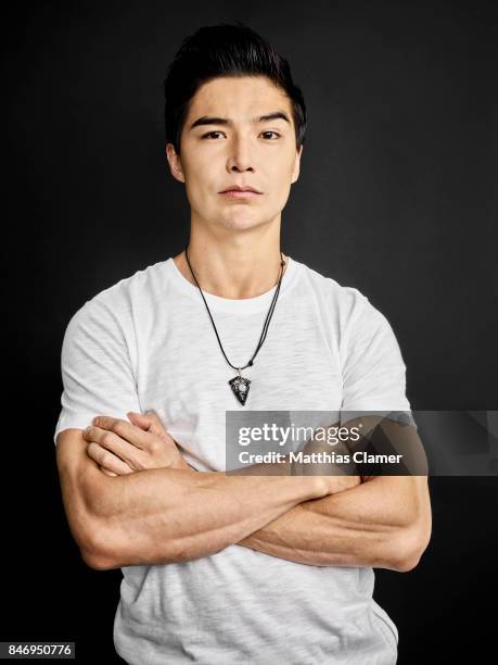 Actor Ludi Lin from 'Power Rangers' is photographed for Entertainment Weekly Magazine on July 22, 2016 at Comic Con in the Hard Rock Hotel in San...