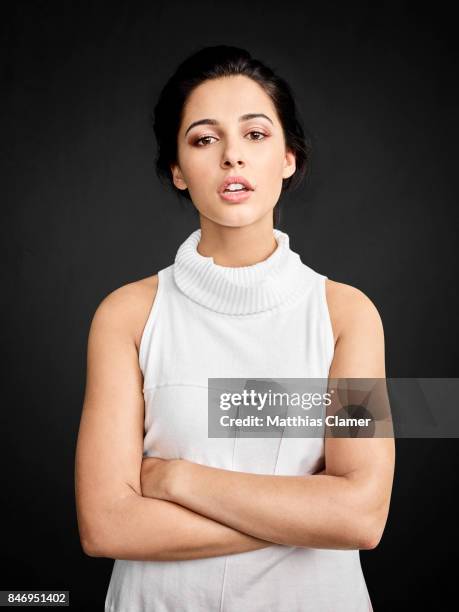 Actress Naomi Scott from 'Power Rangers' is photographed for Entertainment Weekly Magazine on July 22, 2016 at Comic Con in the Hard Rock Hotel in...