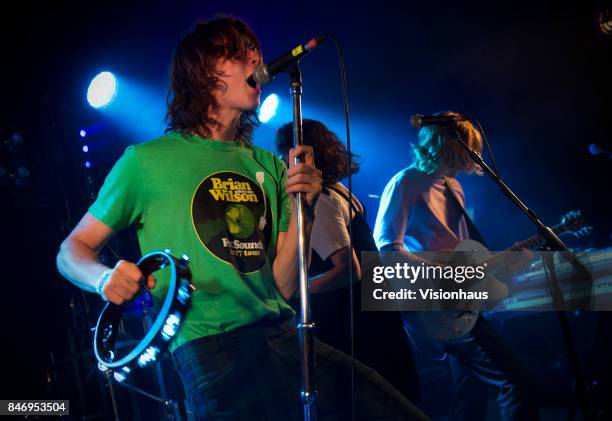 White Room perform on the Main stage at Kendal Calling Festival at Lowther Deer Park on July 29, 2017 in Kendal, England.