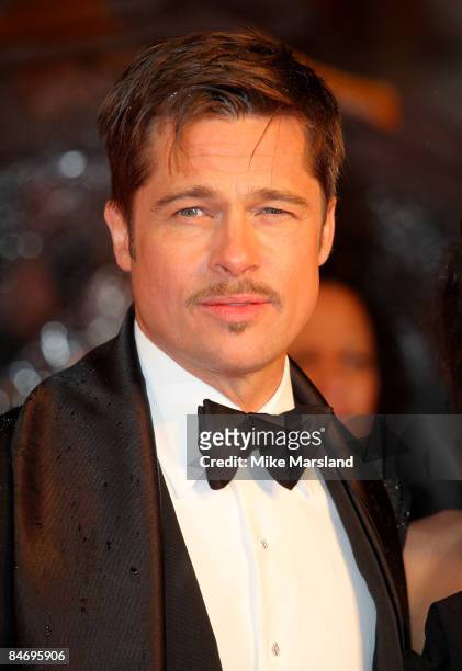Brad Pitt attends The Orange British Academy Film Awards 2009 at the Royal Opera House on February 8th 2009 in London, England.