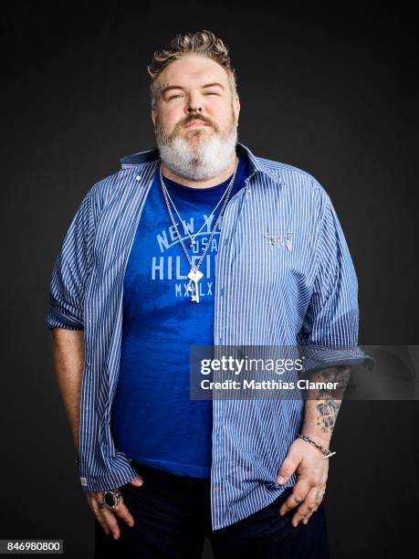 Actor Kristian Nairn from 'Game of Thrones' is photographed for Entertainment Weekly Magazine on July 22, 2016 at Comic Con in the Hard Rock Hotel in...