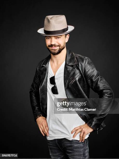 Actor Dominic Cooper from 'Preacher' is photographed for Entertainment Weekly Magazine on July 22, 2016 at Comic Con in the Hard Rock Hotel in San...