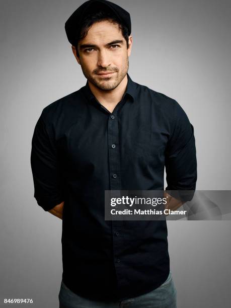 Actor Alfonso Herrera from 'Exorcist' is photographed for Entertainment Weekly Magazine on July 22, 2016 at Comic Con in the Hard Rock Hotel in San...