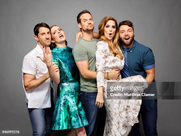 Actors Iddo Goldberg, Elise Eberle, Shane West, Janet Montgomery, Shane West and Seth Gabel from 'Salem' are photographed for Entertainment Weekly...