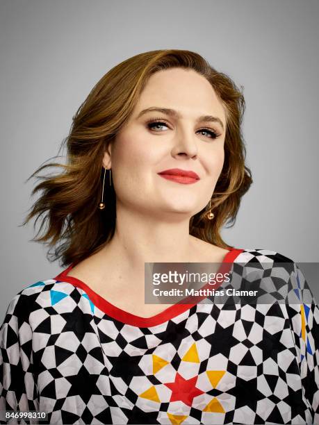 Actress Emily Deschanel from 'Bones' is photographed for Entertainment Weekly Magazine on July 22, 2016 at Comic Con in the Hard Rock Hotel in San...