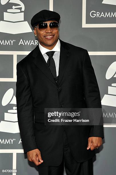 Rapper LL Cool J arrives at the 51st Annual Grammy Awards held at the Staples Center on February 8, 2009 in Los Angeles, California.