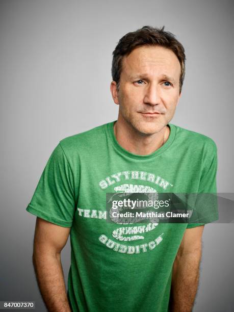 Actor Breckin Meyer from 'Robot Chicken' is photographed for Entertainment Weekly Magazine on July 22, 2016 at Comic Con in the Hard Rock Hotel in...