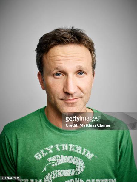 Actor Breckin Meyer from 'Robot Chicken' is photographed for Entertainment Weekly Magazine on July 22, 2016 at Comic Con in the Hard Rock Hotel in...