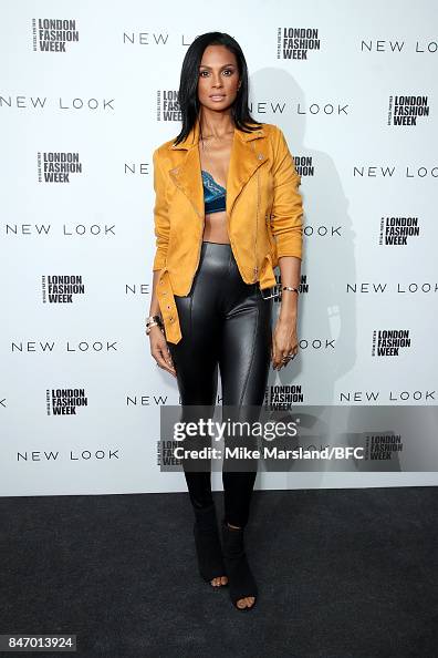 Alesha Dixon attends the New Look and the British Fashion Council LFW