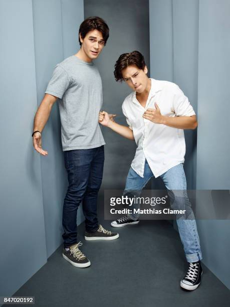 Actors KJ Apa and Cole Sprouse from 'Riverdale' are photographed for Entertainment Weekly Magazine on July 23, 2016 at Comic Con in the Hard Rock...