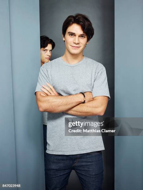 Actors KJ Apa and Cole Sprouse from 'Riverdale' are photographed for Entertainment Weekly Magazine on July 23, 2016 at Comic Con in the Hard Rock...