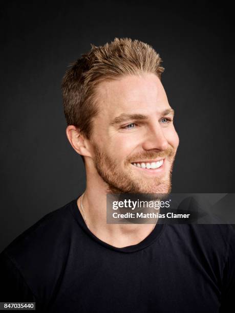 Actor Stephen Amell from 'Arrow' is photographed for Entertainment Weekly Magazine on July 23, 2016 at Comic Con in the Hard Rock Hotel in San Diego,...