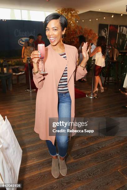 Jazmyn Simon attends Kari Feinstein's Style Lounge presented by Ocean Spray at the Andaz Hotel on September 14, 2017 in Los Angeles, California.