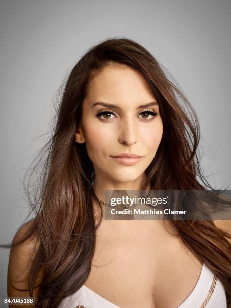 Actress Genesis Rodriguez from 'Time After Time' is photographed for Entertainment Weekly Magazine on July 23, 2016 at Comic Con in the Hard Rock...