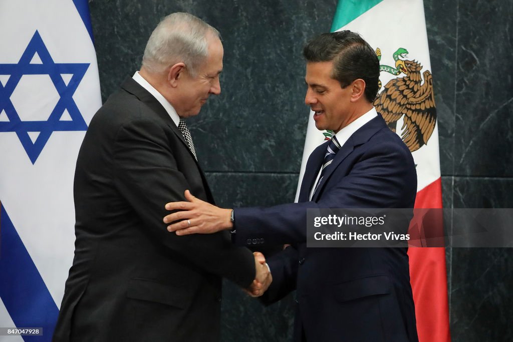 Israeli Prime Minister Benjamin Netanyahu Visits Mexico City