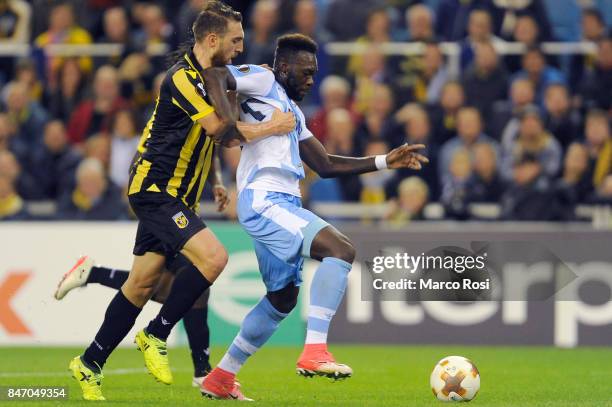 Felipe Caicedo of SS Lazioduring the UEFA Europa League group K match between Vitesse and SS Lazio at Gelredome on September 14, 2017 in Arnhem,...