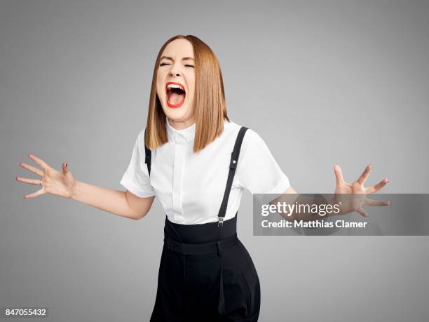 Actress Karen Gillan from 'Guardians of the Galaxy Vol. 2' is photographed for Entertainment Weekly Magazine on July 23, 2016 at Comic Con in the...