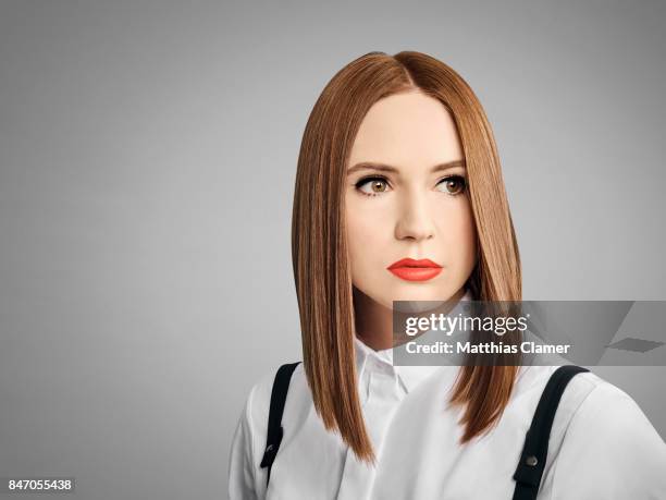 Actress Karen Gillan from 'Guardians of the Galaxy Vol. 2' is photographed for Entertainment Weekly Magazine on July 23, 2016 at Comic Con in the...