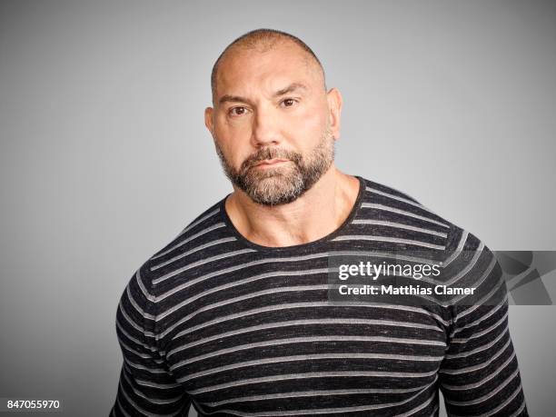 Actor Dave Bautista from 'Guardians of the Galaxy Vol. 2' is photographed for Entertainment Weekly Magazine on July 23, 2016 at Comic Con in the Hard...