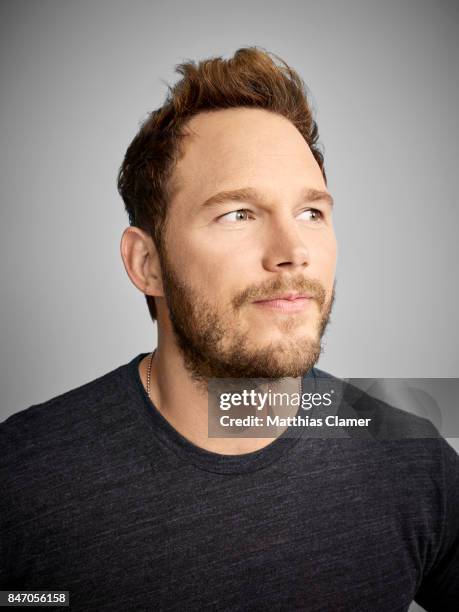 Actor Chris Pratt from 'Guardians of the Galaxy Vol. 2' is photographed for Entertainment Weekly Magazine on July 23, 2016 at Comic Con in the Hard...