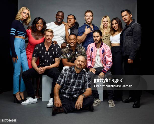 Actors Cara Delevingne, Viola Davis, Adewale Akinnuoye-Agbaje, Adam Beach, Jai Courtney, Margot Robbie, Karen Fukuhara, Jay Hernandez, Jared Leto,...