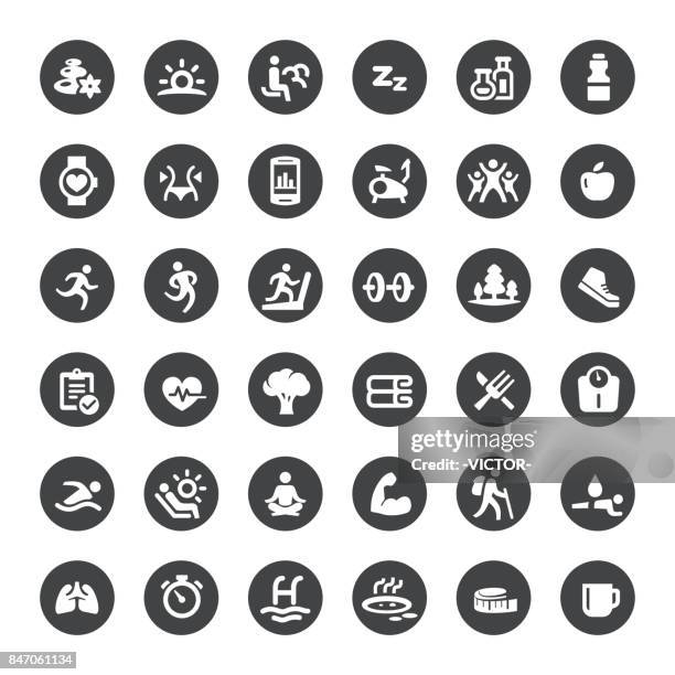 ilustraciones, imágenes clip art, dibujos animados e iconos de stock de actividad y los iconos de vector de estilo de vida saludable - mesa de masajes