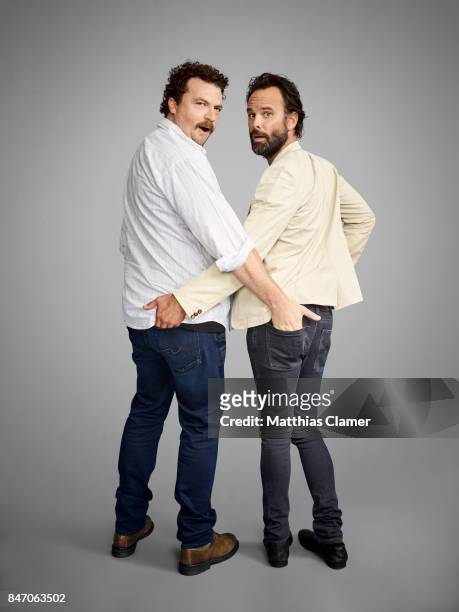 Actors Danny McBride and Walton Goggins from 'Vice Principals' are photographed for Entertainment Weekly Magazine on July 23, 2016 at Comic Con in...