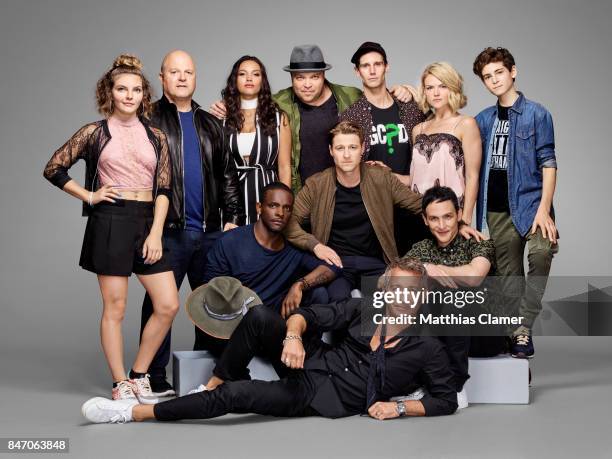 Actors Camren Bicondova, Michael Chiklis, Jessica Lucas, Chris Chalk, Drew Powell, Benjamin McKenzie, Cory Michael Smith, Sean Pertwee, Erin...