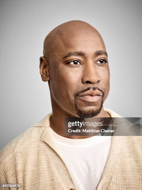 Actor D.B. Woodside from 'Lucifer' is photographed for Entertainment Weekly Magazine on July 23, 2016 at Comic Con in the Hard Rock Hotel in San...