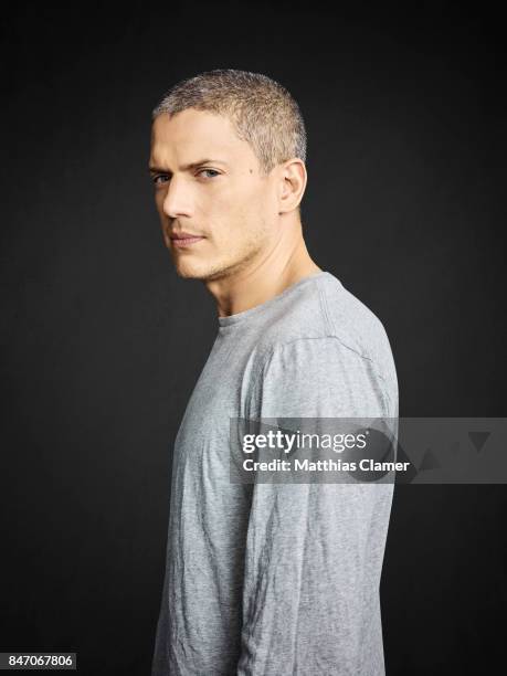 Actor Wentworth Miller from 'Prison Break' is photographed for Entertainment Weekly Magazine on July 23, 2016 at Comic Con in the Hard Rock Hotel in...